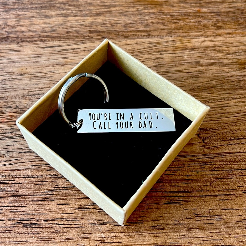 MFM Quote Keychain (…Call your dad)